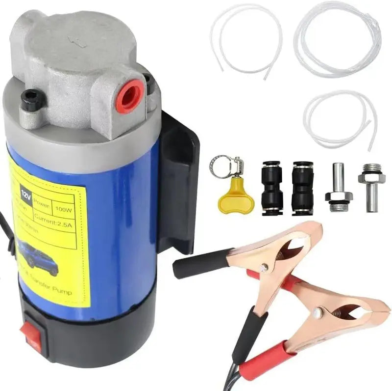 ๐ช HOT DEAL | 12V 100W Oil Transfer Pump โ 1โ4 L/min Portable Engine Oil Extractor for DIY Maintenance