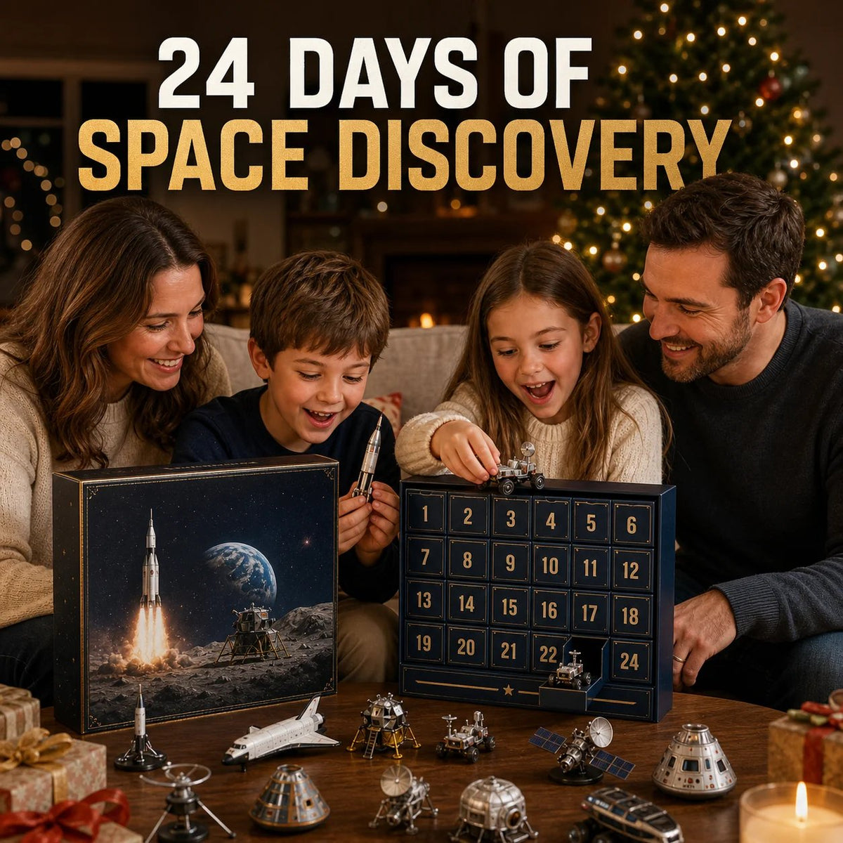 2026 Space Exploration Legends Advent Calendar - 24 Days of Space Missions, 24 Collectible Surprises