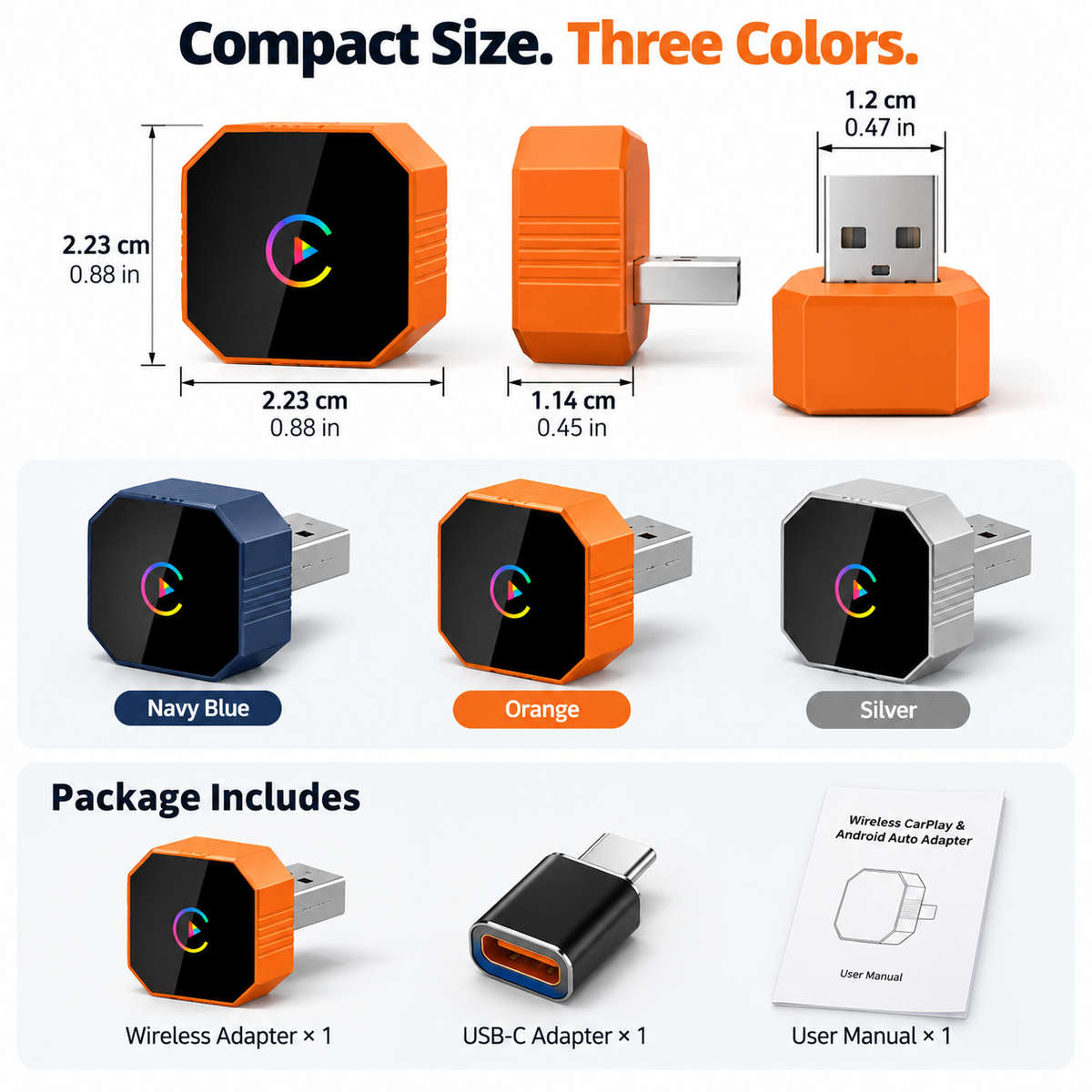 🔥 Limited Time Offer🚗2027 Wireless CarPlay Converter✨ Easy Plug & Play, No Cables Needed