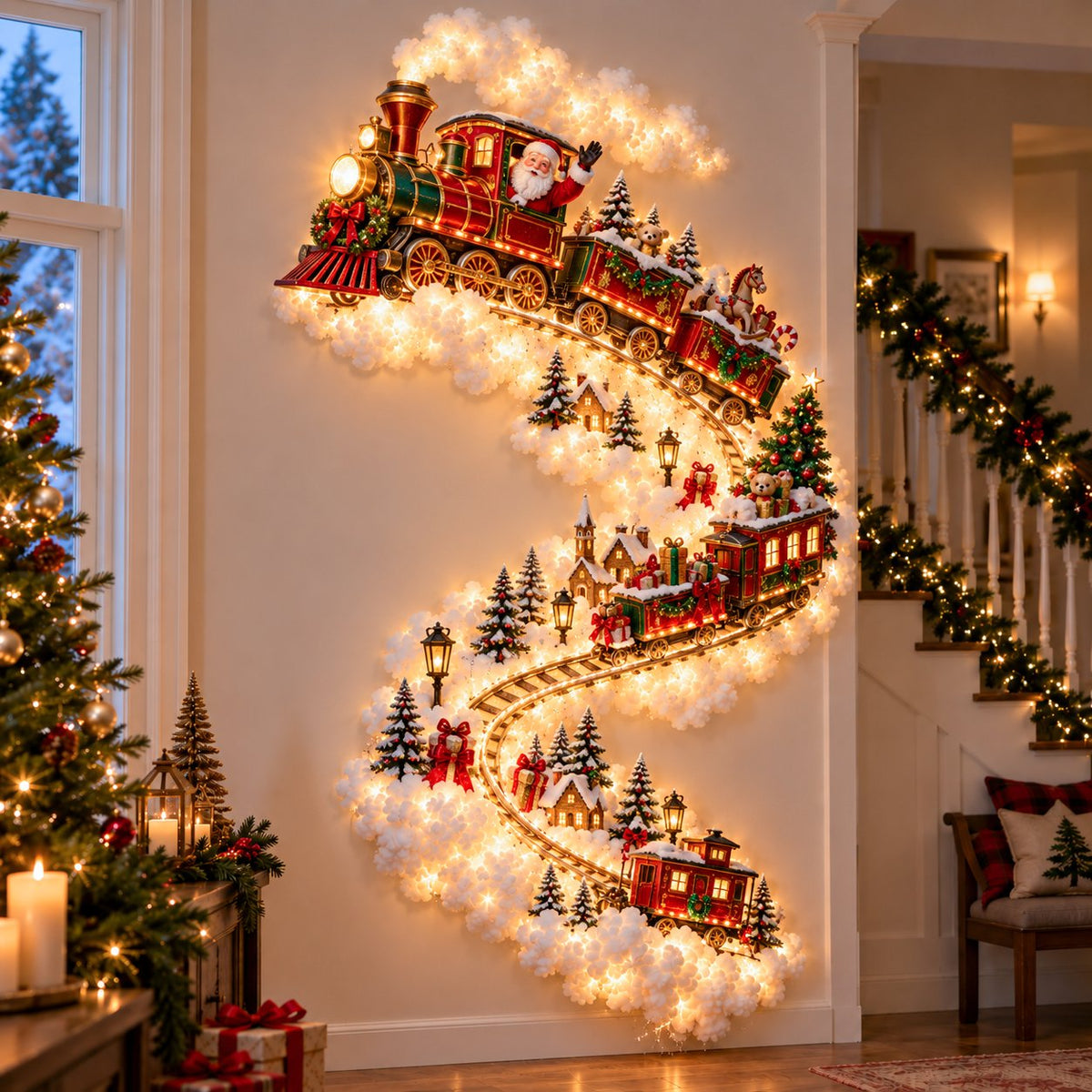 ✨Limited Time-50% OFF🎅 Christmas Wonderland Wall Light✨ Cozy Holiday Glow for Home🏠