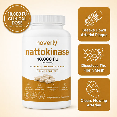 💥 50% OFF🌿 Nattokinase 10,000 FU✨ Supports Healthy Circulation