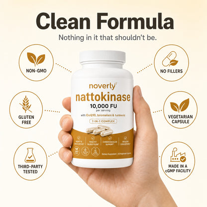 💥 50% OFF🌿 Nattokinase 10,000 FU✨ Supports Healthy Circulation