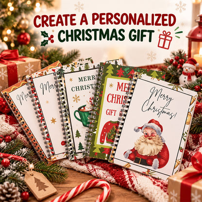 🔥 Last Day 50% OFF 🔥 Christmas Gift Card Book – 12 Gift Card Pages & Personal Message Holder - zenxashop