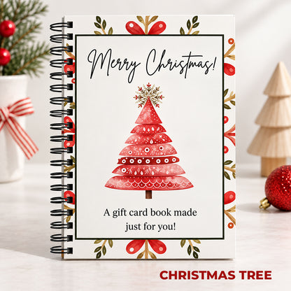 🔥 Last Day 50% OFF 🔥 Christmas Gift Card Book – 12 Gift Card Pages & Personal Message Holder - zenxashop