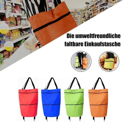 🔥HOT SALE 49% OFF🔥Foldable 2-in-1 Shopping Bag-ROLL.SHOP. GO EASY.