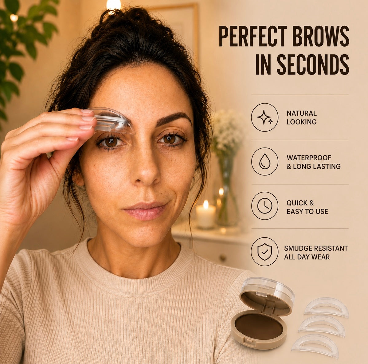 StampBrow Eyebrow Stamp Kit | Fuller Natural Brows in Seconds