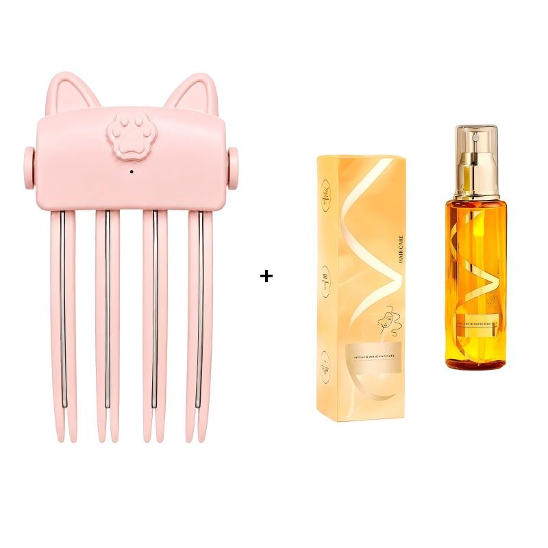 💥Surprise 50% Off！💇 Wireless Heated Volumizing Root Lift Clip, Portable Travel Hair Styling Tool for Flat Fine Hair
