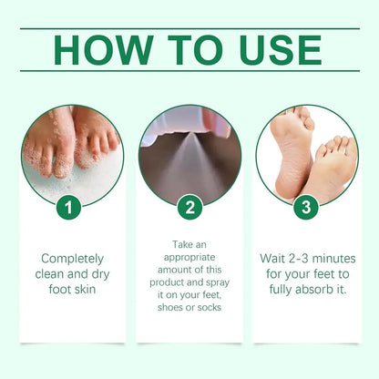 Tea Tree Oil Foot Spray 🌿 - Moisturizing Deodorant for Fresh Feet 🦶✨