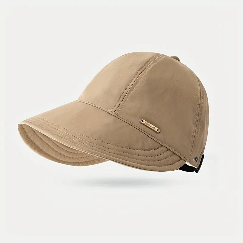 🧢🛡️Women UPF80+ Quick Dry Sun Hat, Wide Brim Water Resistant Bucket Cap with Adjustable Elastic Strap