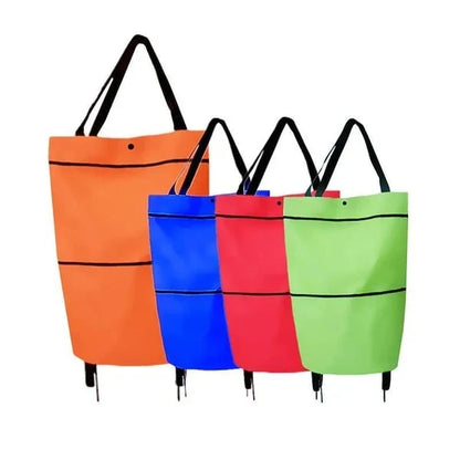 🔥HOT SALE 49% OFF🔥Foldable 2-in-1 Shopping Bag-ROLL.SHOP. GO EASY.