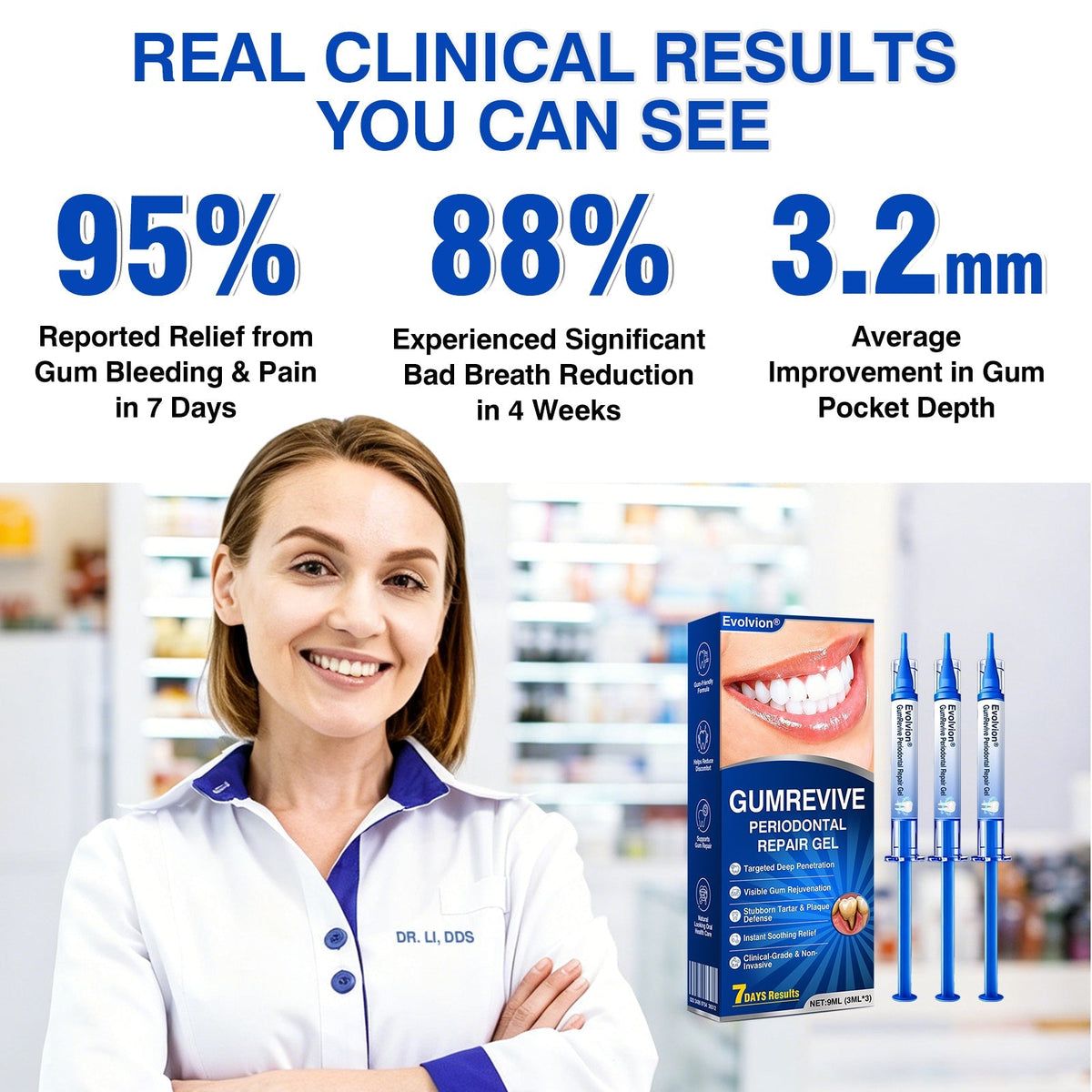 🔥LAST DAY 49% OFF - 🏅🦷🛡️Evolvion® GumRevive Periodontal Repair Gel