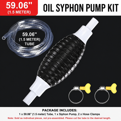 💥 50% OFF🚗Manual Siphon Pump Kit-Liquid Transfer Pump for Fuel Water Oil