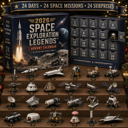 2026 Space Exploration Legends Advent Calendar - 24 Days of Space Missions, 24 Collectible Surprises