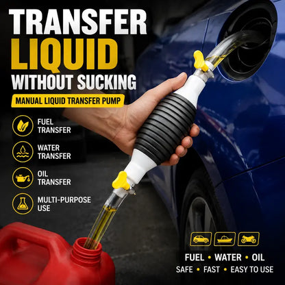 💥 50% OFF🚗Manual Siphon Pump Kit-Liquid Transfer Pump for Fuel Water Oil