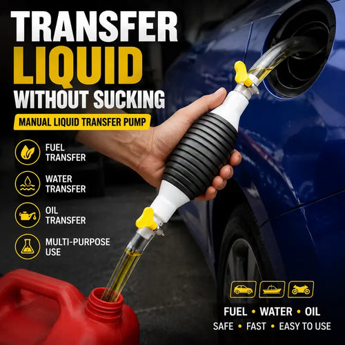💥 50% OFF🚗Manual Siphon Pump Kit-Liquid Transfer Pump for Fuel Water Oil