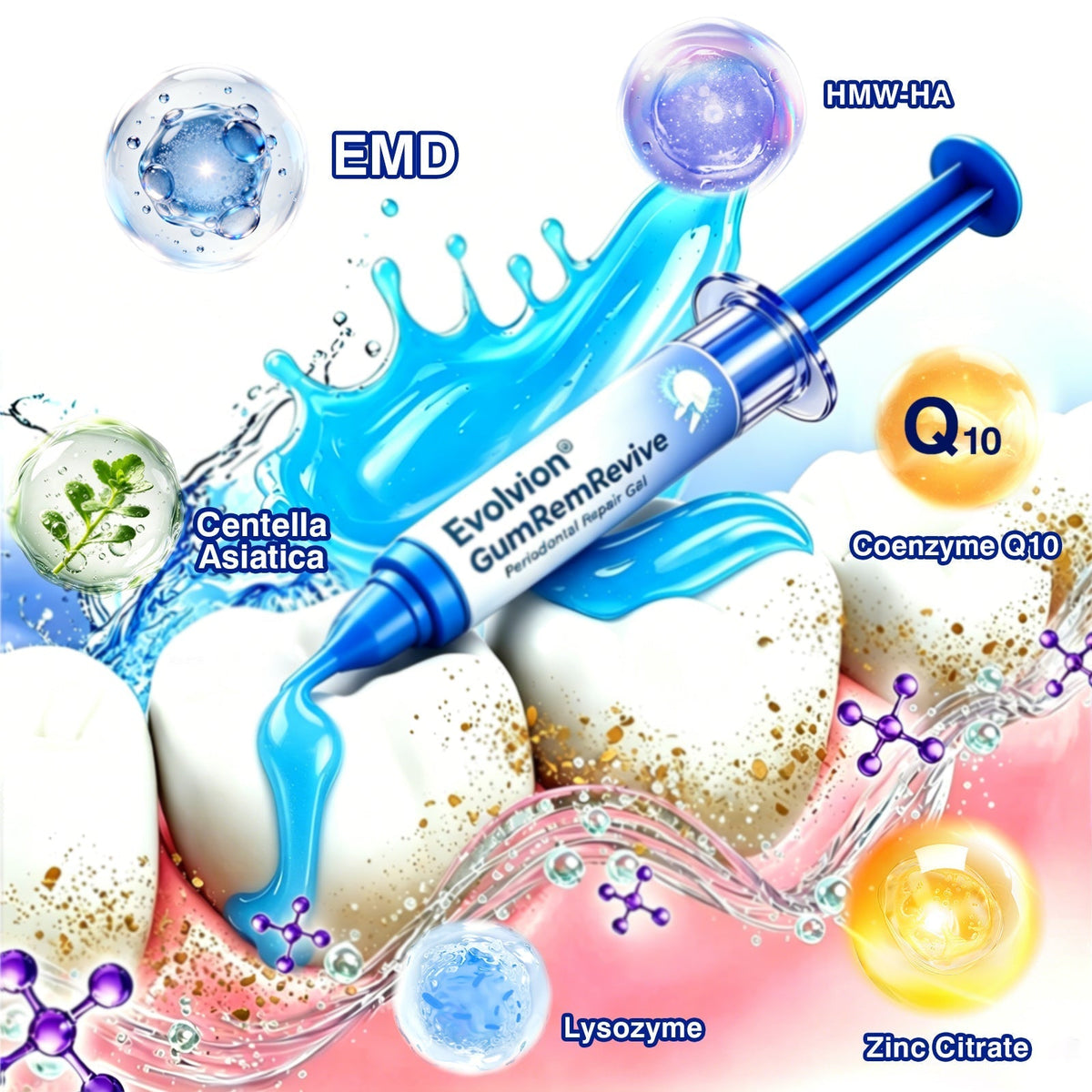 🔥LAST DAY 49% OFF - 🏅🦷🛡️Evolvion® GumRevive Periodontal Repair Gel