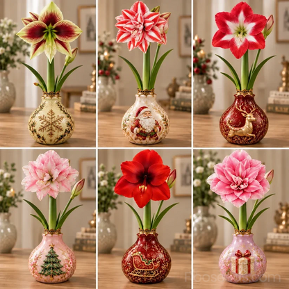 🔥 No Soil! No Water! Just Blooms! 🎄🌺 Watch These Holiday Waxed Amaryllis Seeds Come to Life!