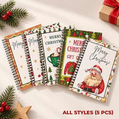 🔥 Last Day 50% OFF 🔥 Christmas Gift Card Book – 12 Gift Card Pages & Personal Message Holder - zenxashop