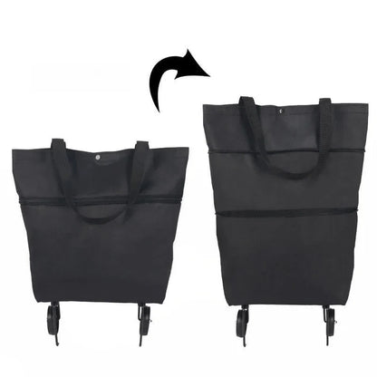 🔥HOT SALE 49% OFF🔥Foldable 2-in-1 Shopping Bag-ROLL.SHOP. GO EASY.