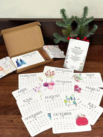 ✨⏳Only $12.99 Last Day Promotion🌱Eco-Friendly Plantable ''Timeless'' Seed Calendar 2027