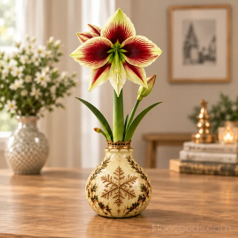 🔥 No Soil! No Water! Just Blooms! 🎄🌺 Watch These Holiday Waxed Amaryllis Seeds Come to Life!