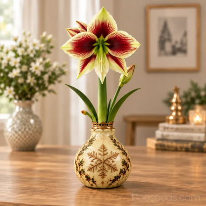 🔥 No Soil! No Water! Just Blooms! 🎄🌺 Watch These Holiday Waxed Amaryllis Seeds Come to Life!