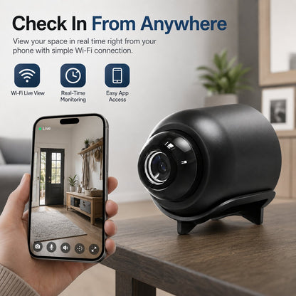 X5 Wireless Security Camera – 720P HD Portable Magnetic WiFi Camera with Motion Detection
