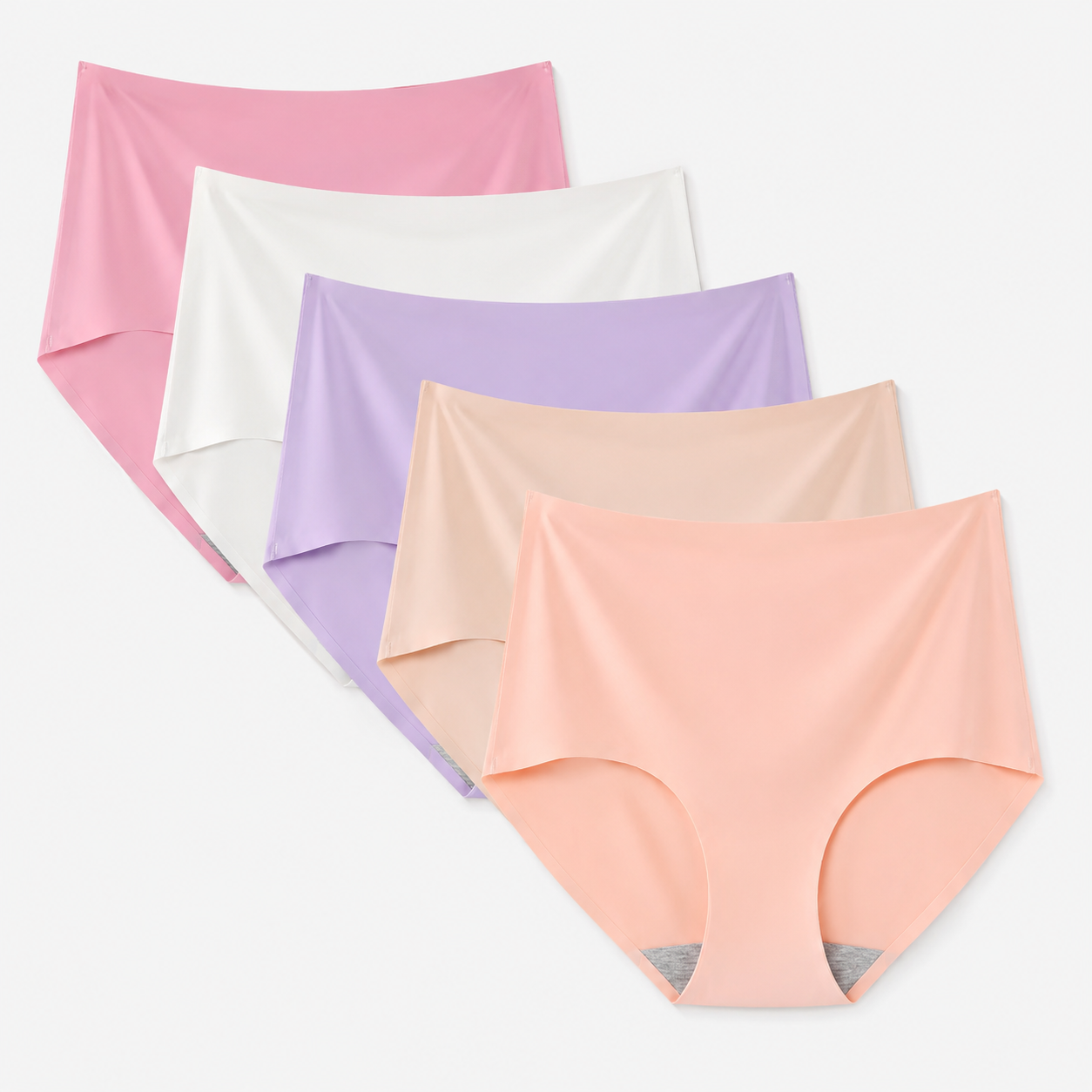 No Bunching No Lines – Women Seamless High Waist No Show Briefs