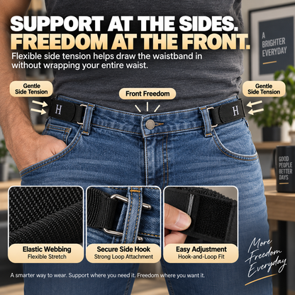 Buckle-Free Elastic Belt | Adjustable Stretch Waist Belt