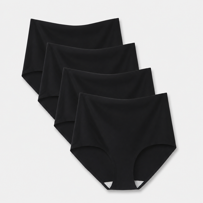 No Bunching No Lines – Women Seamless High Waist No Show Briefs