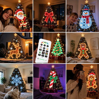 ⏰49% OFF🎄Upgrade Your Tree With Animated Christmas Magic!🎅✨Lighted Tree Pro - Smart DIY App-Controlled LED Christmas Tree Lights with Custom Holiday Patterns
