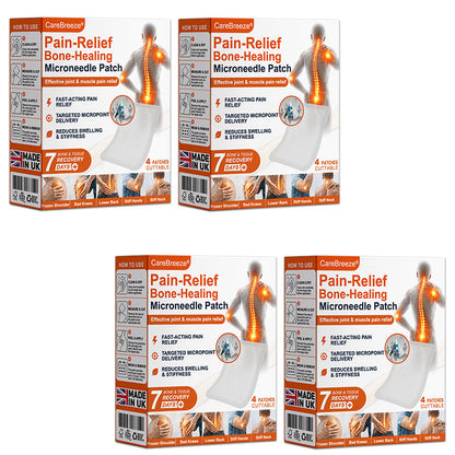 🦵✅Advanced Micro-Delivery Technology:CareBreeze® Pain-Relief Bone-Healing Microneedle Patch