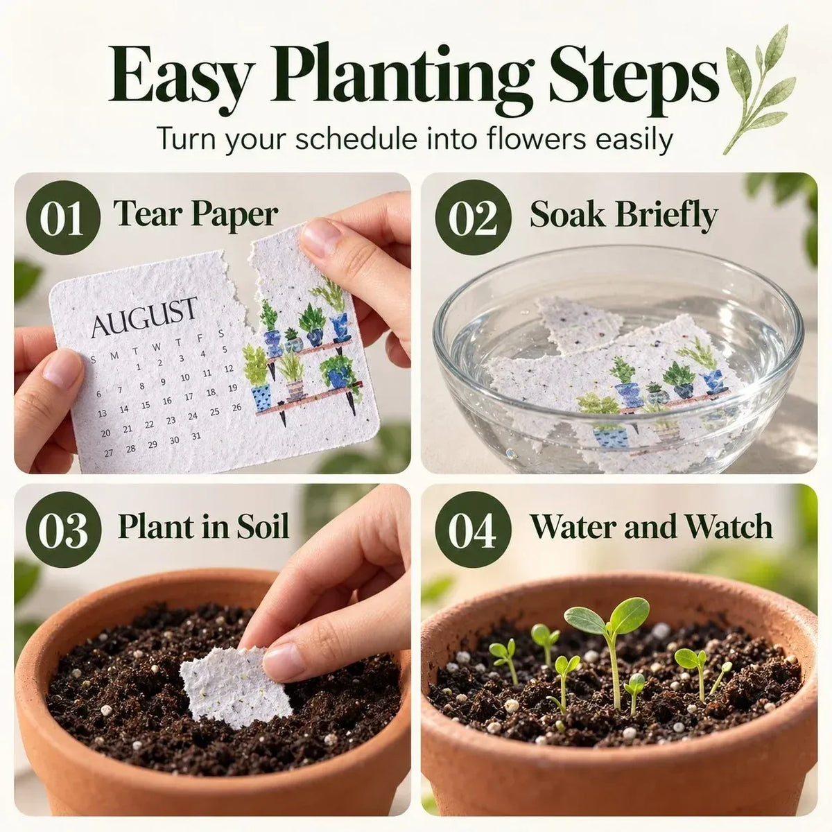 ✨⏳Only $12.99 Last Day Promotion🌱Eco-Friendly Plantable ''Timeless'' Seed Calendar 2027