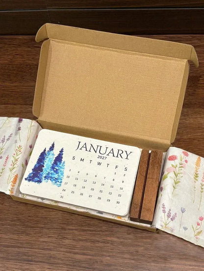 ✨⏳Only $12.99 Last Day Promotion🌱Eco-Friendly Plantable ''Timeless'' Seed Calendar 2027