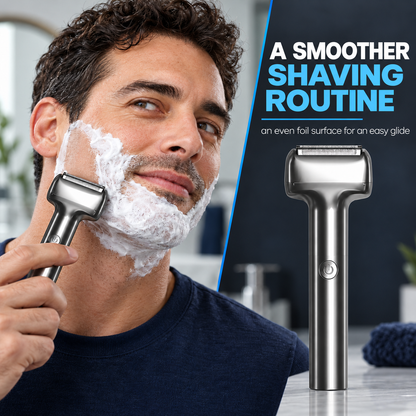 2026 Men's Rechargeable Foil Electric Shaver – Efficient Close Shaving, Cordless Portable Wet & Dry Beard Razor for Daily Grooming