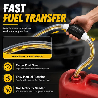 💥 50% OFF🚗Manual Siphon Pump Kit-Liquid Transfer Pump for Fuel Water Oil