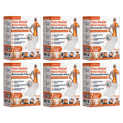 🦵✅Advanced Micro-Delivery Technology:CareBreeze® Pain-Relief Bone-Healing Microneedle Patch