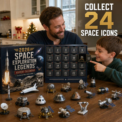 2026 Space Exploration Legends Advent Calendar - 24 Days of Space Missions, 24 Collectible Surprises
