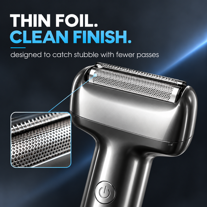 2026 Men's Rechargeable Foil Electric Shaver – Efficient Close Shaving, Cordless Portable Wet & Dry Beard Razor for Daily Grooming