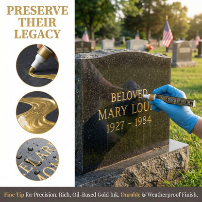 Gold Engraving Marker – Restore Faded Inscriptions with Care ✨
