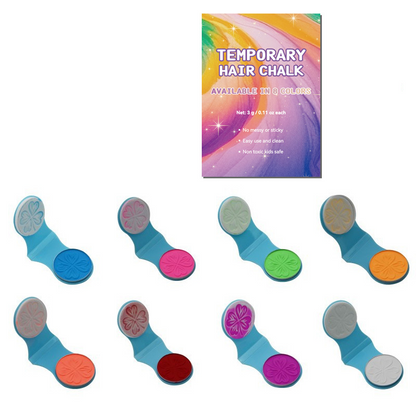 🔥Last Day 50% OFF🌈12-Color Temporary Hair Chalk Applicator Set