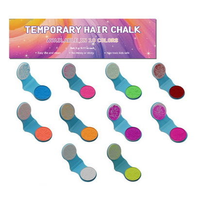 🔥Last Day 50% OFF🌈12-Color Temporary Hair Chalk Applicator Set