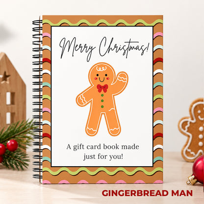 🔥 Last Day 50% OFF 🔥 Christmas Gift Card Book – 12 Gift Card Pages & Personal Message Holder - zenxashop
