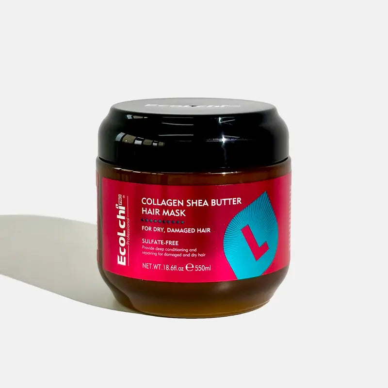 ECOLCHIPRO Collagen Shea Butter Hair Mask Deep Repair for Dry and Damaged Hair
