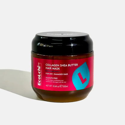 ECOLCHIPRO Collagen Shea Butter Hair Mask Deep Repair for Dry and Damaged Hair