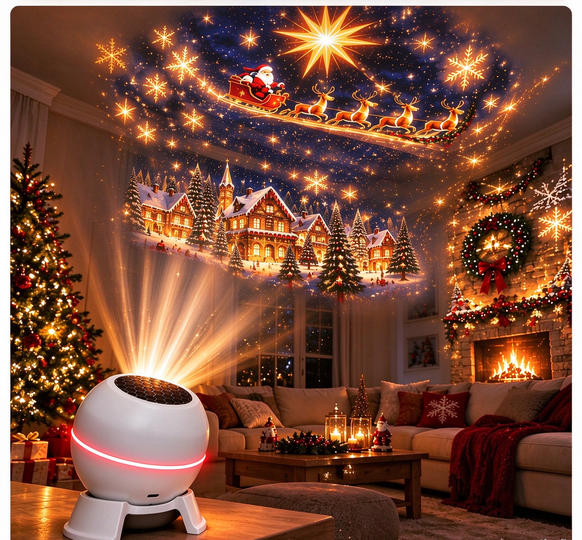 🎄 Christmas Wonderland Projector | 63% OFF Today ✨