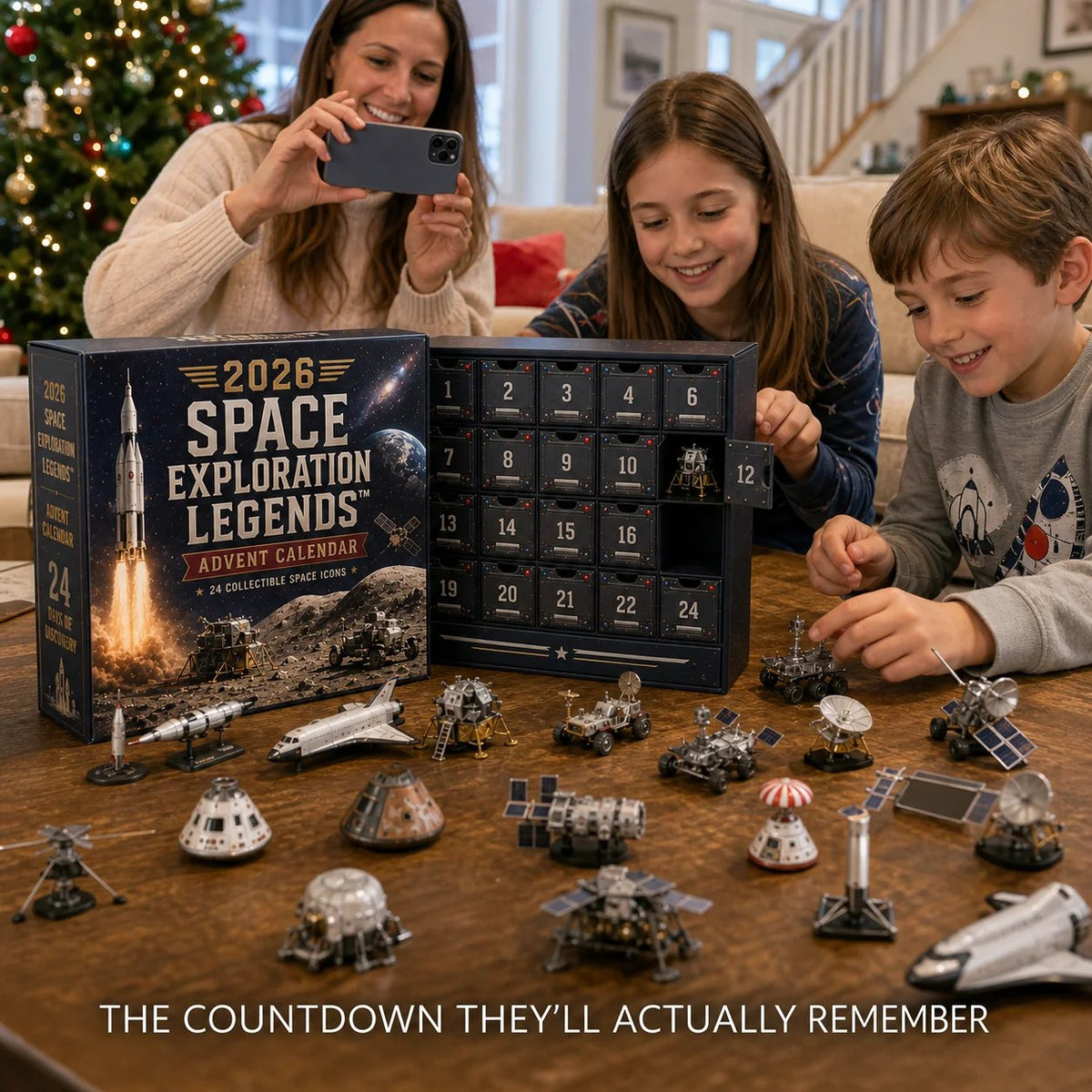2026 Space Exploration Legends Advent Calendar - 24 Days of Space Missions, 24 Collectible Surprises