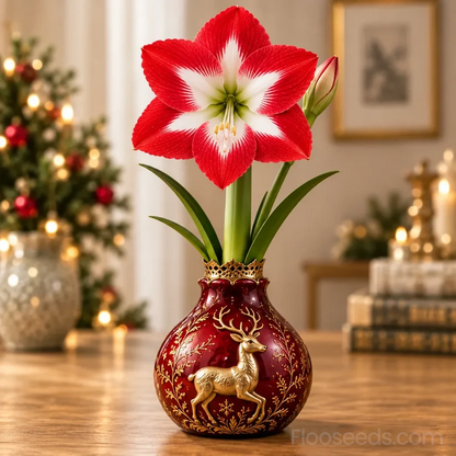 🔥 No Soil! No Water! Just Blooms! 🎄🌺 Watch These Holiday Waxed Amaryllis Seeds Come to Life!