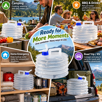 💥Limited Time 50% OFF🏆Foldable Camping Water Container – 5L/10L/15L Portable Water Bucket
