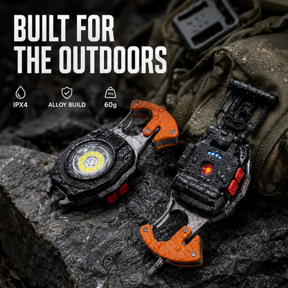 💡8-in-1 Multifunctional Keychain Flashlight🔦🌈
